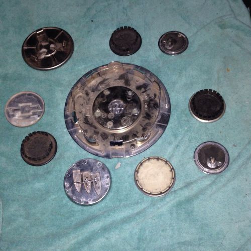10 chevy buick pontiac dodge center caps emblems badges rat rod