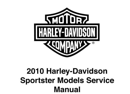 Harley-davidson sportster service repair maintenance workshop manual 2010 [pdf]