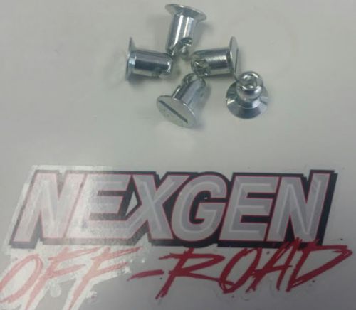 Dzus button flush head steel 5 pack dzues quarter turn fasteners 1/4 quarterturn