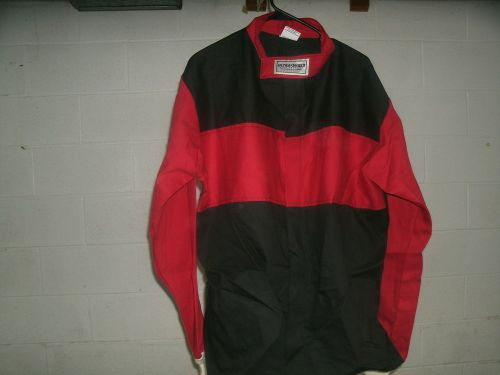 New 2pc fire suit large race racing proban/banox fr3  firesuit red sfi 3-2a/1