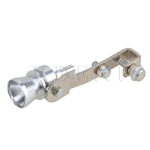 Find Exhaust Muffler Pipe Whistle Turbo M Size Silver in Shenzhen