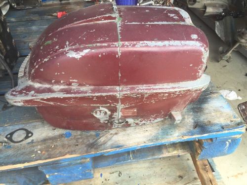 1950&#039;s johnson seahorse 10hp cowling motor cover metal
