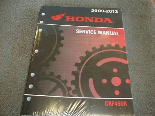 Honda crf450r new oem 2009-2013 offical service manual #61men74