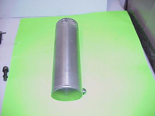 Aluminum nascar radiator expansion tank with wiggins top fitting 16&#034; x 4&#034;     c1