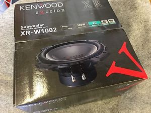 Kenwood xr-w1002 10&#034; excelon subwoofer 2ohm new! no reserve!!