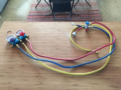 Interdynamics r-134a manifold gauge and hose set