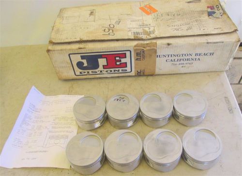 Brand new je small block chevy forged 18 degree pistons 4.128 bore sbc awesome!!