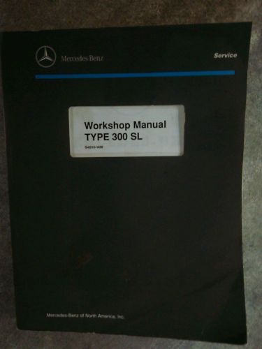 Mercedes benz type 300sl workshop manual