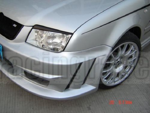 Carbon fiber volkswagen vw 99-04 jetta bora headlights eyebrows eyelids