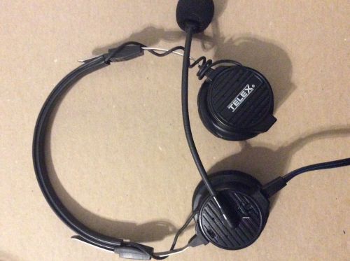 Telex airman 850 anr headset - ga/dual plugs - lightly used - model #301317-000