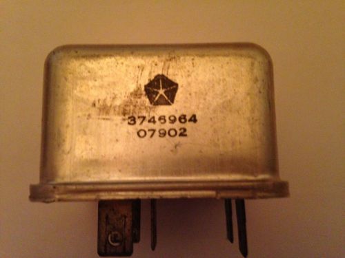 Vintage mopar defroster relay p/n 3746964-07902, works!