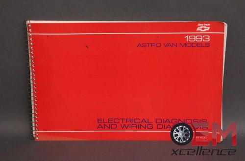 1993 astro van electrical diagnosis &amp; wiring diagrams manual 1 day handling