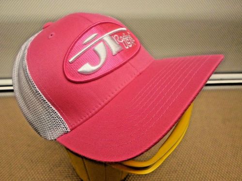 Jt racing flexfit pink cap/hat  l -xl