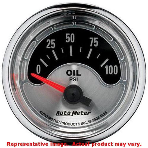 Auto meter 1226 american muscle series chrome 2-1/16&#034; (52.4mm) range: 0-100 psi