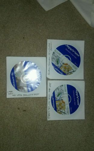 Jeppesen jeppview electronic charts 2008 cd rom 3 cd set.