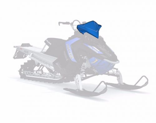 Polaris axys mountain mid snowmobile windshield color: blue part # 2881053