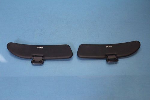 96 bmw z3 2-dr 1.9l #3 front driver passenger sun visor set sun visor black oem