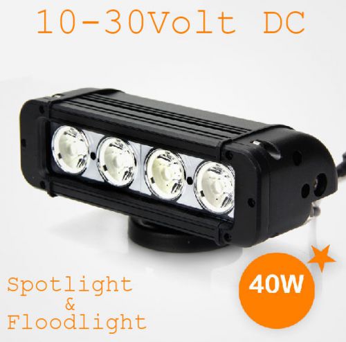 Refit 40w 8&#034; spotlight + floodlight car dome led light travel jeep spotlight &amp;$