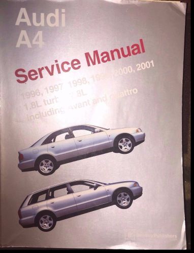 Audi a4 + avanti &amp; quattro 1996 1997 1998 1999 2000 2001 service manual
