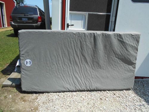 *rv bed bunk mattress cushion 74" x 38" x 3" grey