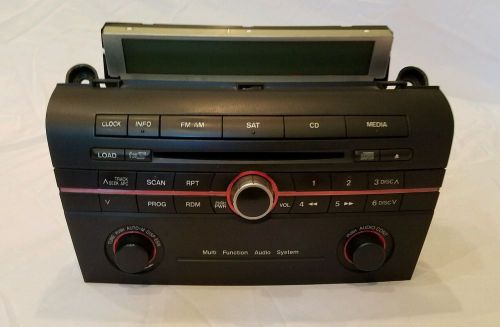 06 07 08 09 mazda 3 radio 6-disc cd player