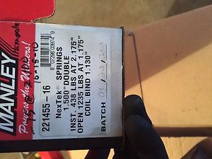 Manley nextek dual valve spring 1.500 in od 16 pc p/n 221455-16