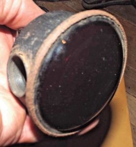 Late teens early 1920&#039;s tail light  model t ford blade style bracket brass car