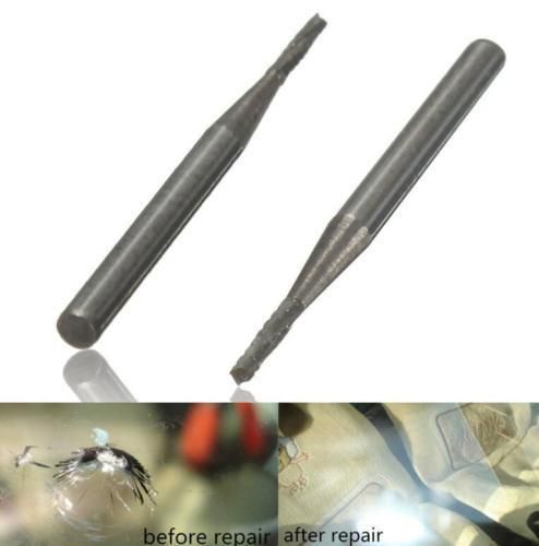 Dz1316 shank 1.5mm windshield repair tapered carbide 1mm drill for car glass ♫