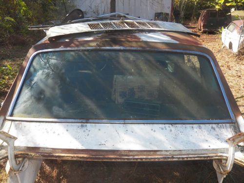 1964-1965 mercury comet caliente 4 door sedan rear sun-x windshield and s/s trim