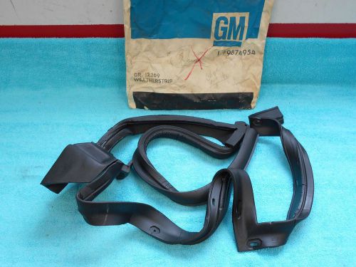 1971 chevy caprice 1971-72 olds wagon lh tailgate weatherstrip seal  nos gm 1116