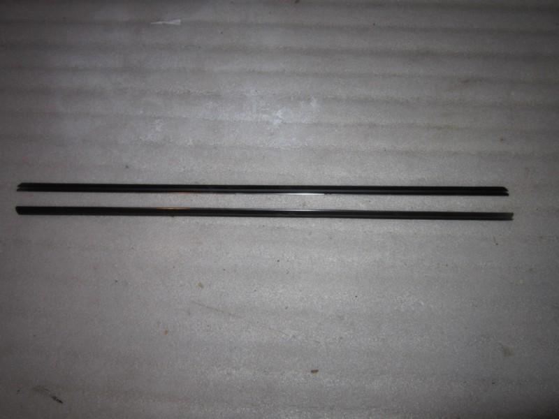 Pair new window fuzzies 1968 - 1972 chevelle cutlass 442 gto buick gs