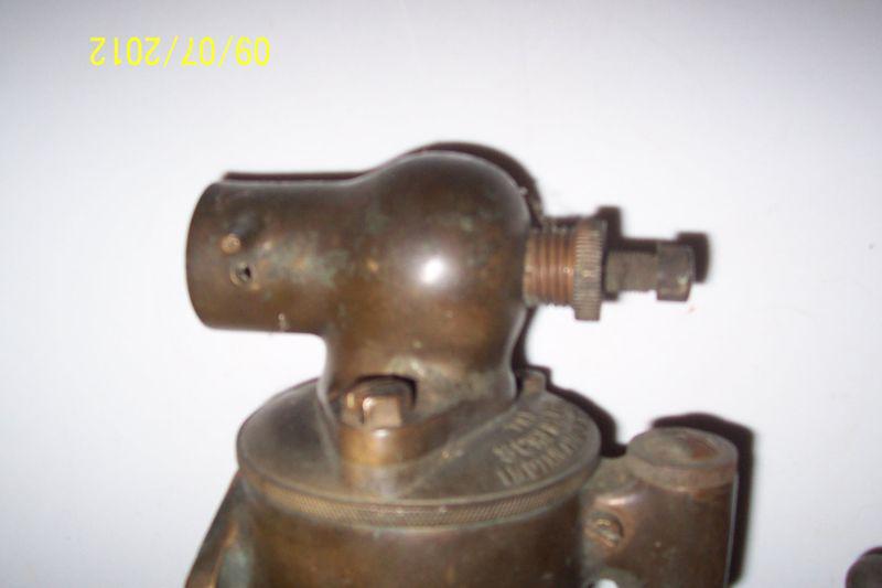 VINTAGE ANTIQUE SCHEBLER BRASS 1-BARREL CARBURETOR INDIANAPOLIS INDIANA, US $199.99, image 8