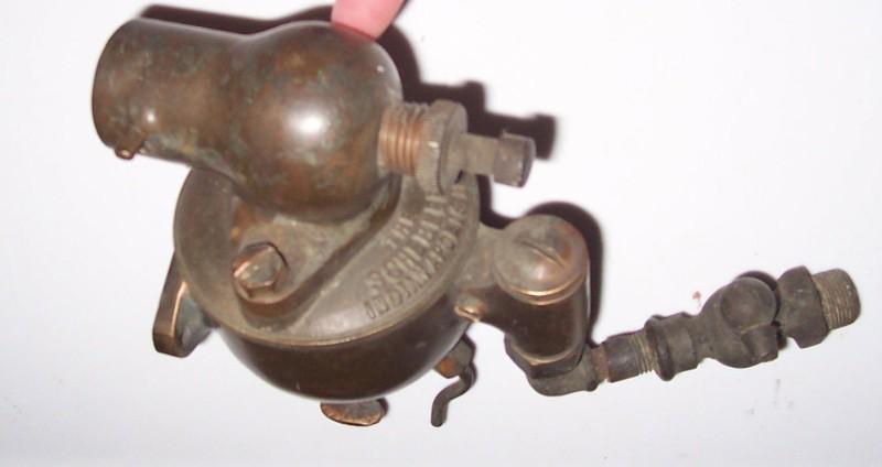 VINTAGE ANTIQUE SCHEBLER BRASS 1-BARREL CARBURETOR INDIANAPOLIS INDIANA, US $199.99, image 9
