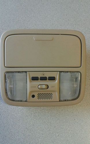 2005 acura tsx overhead console,dome light and homelink tan color