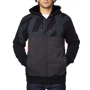 Fox racing kaos sasquatch mens zip up hoody black