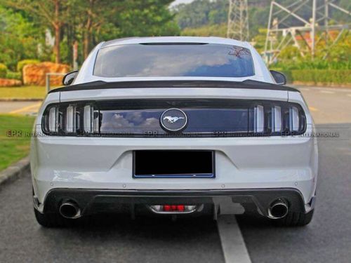 Epr rear bumper diffuser kits for ford mustang 2015 mx style carbon fiber craft