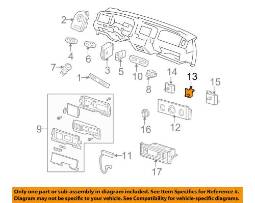 Ford oem dash cluster switch-potentiometer xw7z19c733aa