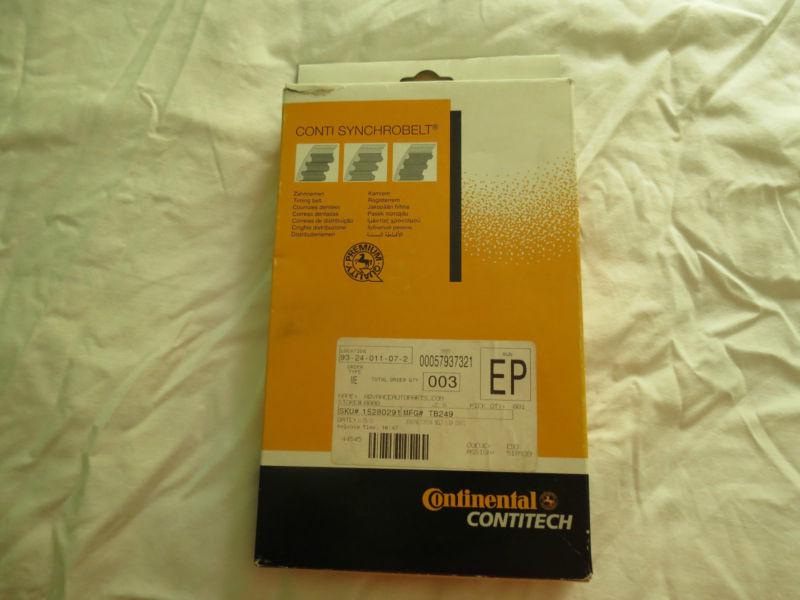 Timing belt continental conitech conti synchrobelt tb249 for nissan quest 