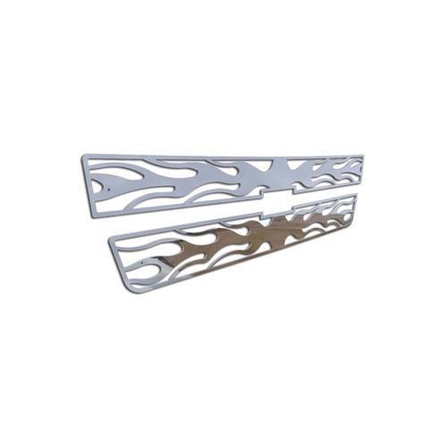 Chevy Silverado HD 01-02 Stainless Horizontal Flame Front Metal Grill Trim Cover, US $79.95, image 2