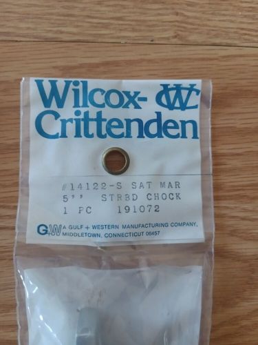 Vintage boat wilcox crittenden 5" marinium chock starboard 14122-s