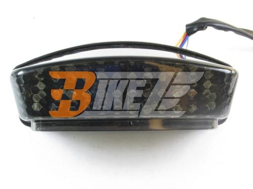 Fit ducati m 400 750 monster 900 1000 s4r smoke led tail light w/ turn signal