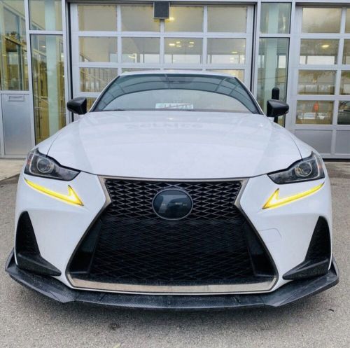 Lexus f reflective front + rear emblem vinyl overlay