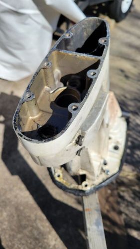 438116 — EXHAUST HOUSING ASSEMBLY Evinrude Johnson OMC 91-00 | 9.9, 15 HP, US $150.00, image 13