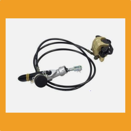 Rear disc brake caliper &amp; master cylinder assy for coleman kt196 &amp; real - smb