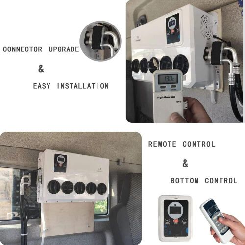 12V 12000 BTU Truck Cab Air Conditioner Split AC Fits Semi Trucks Bus RV Caravan, US $529.99, image 3