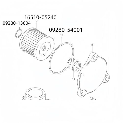 Oil Filters 16510-05240 w/O-rings 09280-54001,-13004,-60005 For Suzuki DF 9.9 15, US $34.99, image 5