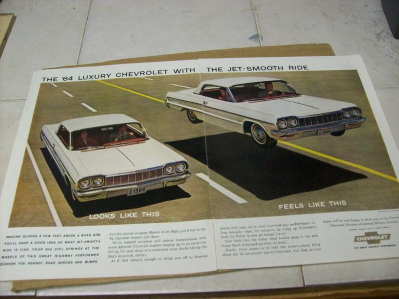 1964 chevrolet impala 2 dr ht  advertisement,  vintage ad