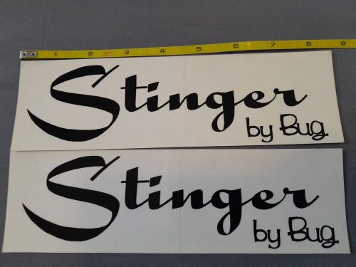 Vintage Go Kart BUG Stinger Fuel Tank / Nassau Panel Stickers NOS, US $15.00, image 4