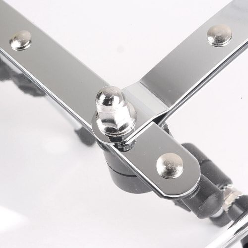 1x moto windshield screen universal fit 7/8"&amp;1" handlebar mount harley windproof