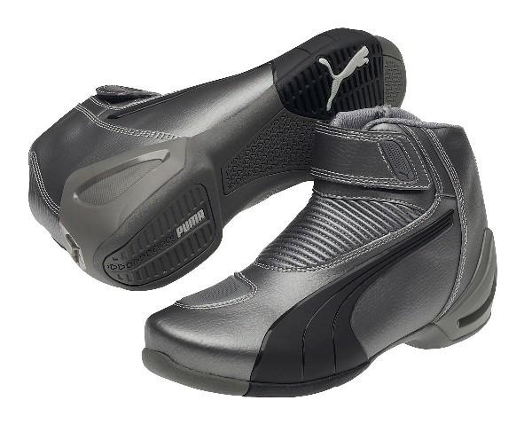Puma flat 2 v2 motorcycle shoes, silver, brand new, last pairs in stock!!!